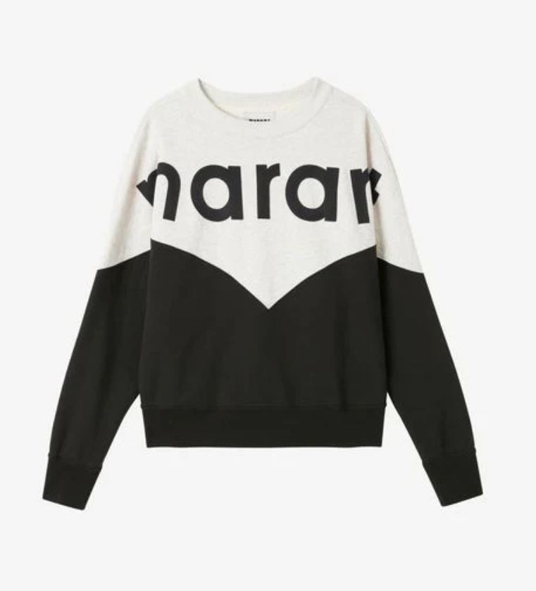 sudadera en dos tonos con logotipo houston negro lavado